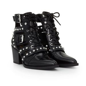 Sam Edelman Elena Cut-Out Studded Bootie
